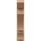 Ekena Millwork 8-in W x 32-in D x 38-in H Balboa Slat Rough Cedar Woodgrain TimberThane Outlooker, Primed Tan OUTUR080X32X38BOA24RCPR - alternate 2